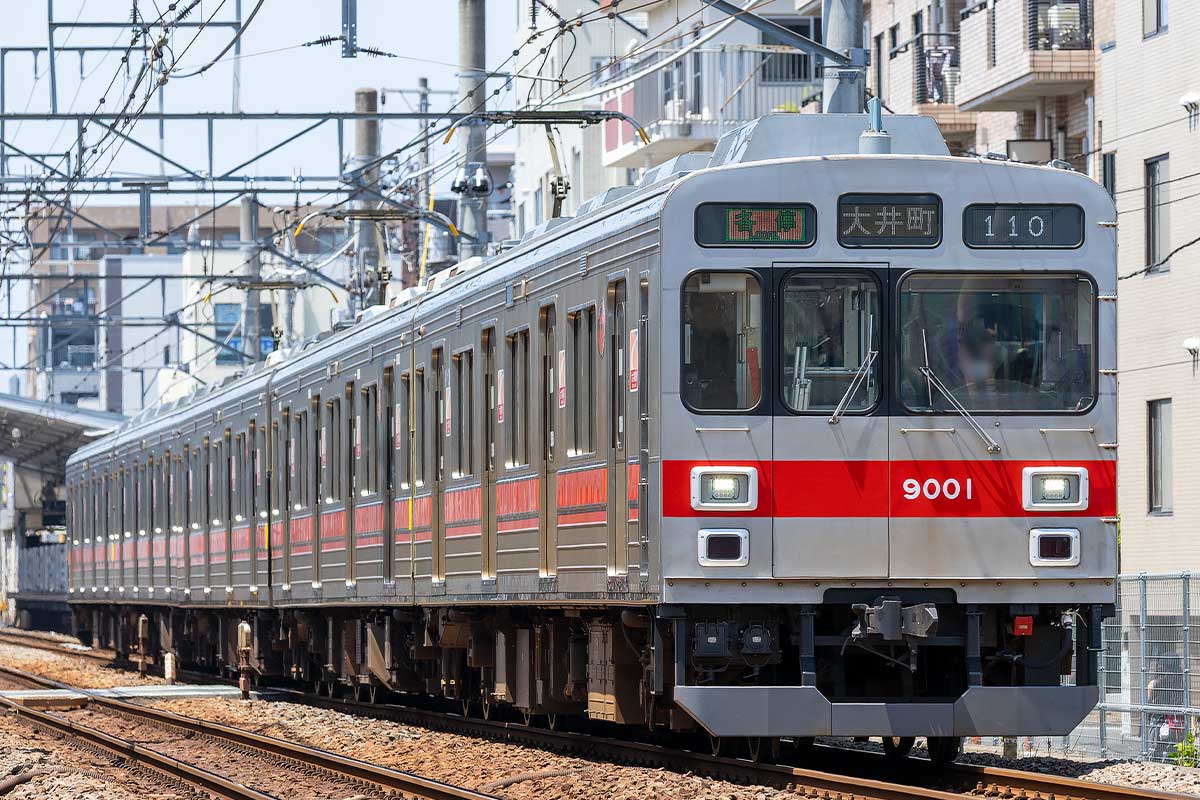 東急大井町線9000系の正面帯を赤色に復刻｜鉄道ニュース｜2025年